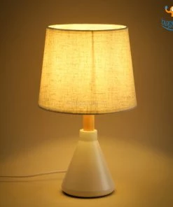 AmyLi Father's Day Minimal Bedside Lamp With Shade