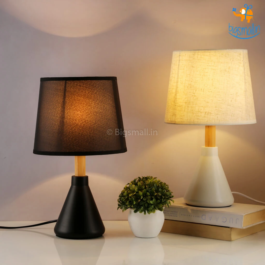 AmyLi Father's Day Minimal Bedside Lamp With Shade