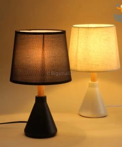 AmyLi Father's Day Minimal Bedside Lamp With Shade