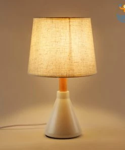 AmyLi Father's Day Minimal Bedside Lamp With Shade