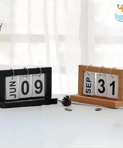 Bigsmall_hmk Minimalistic Wooden Table Calendar Corporate