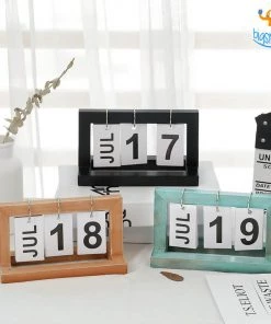 Bigsmall_hmk Minimalistic Wooden Table Calendar Corporate