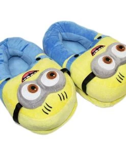 Big Daddy All Of It Minion Plush Slippers