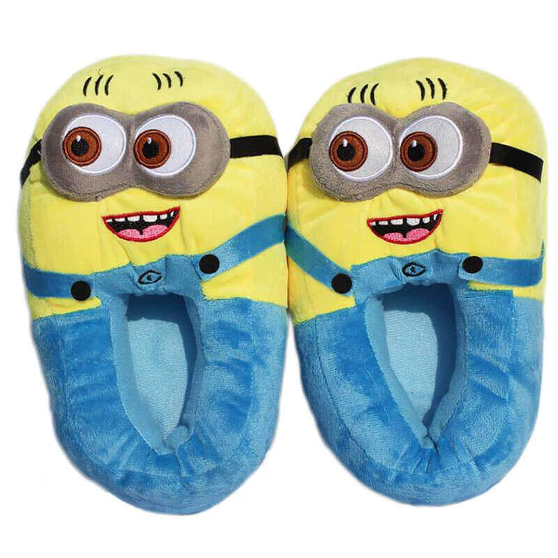 Big Daddy All Of It Minion Plush Slippers