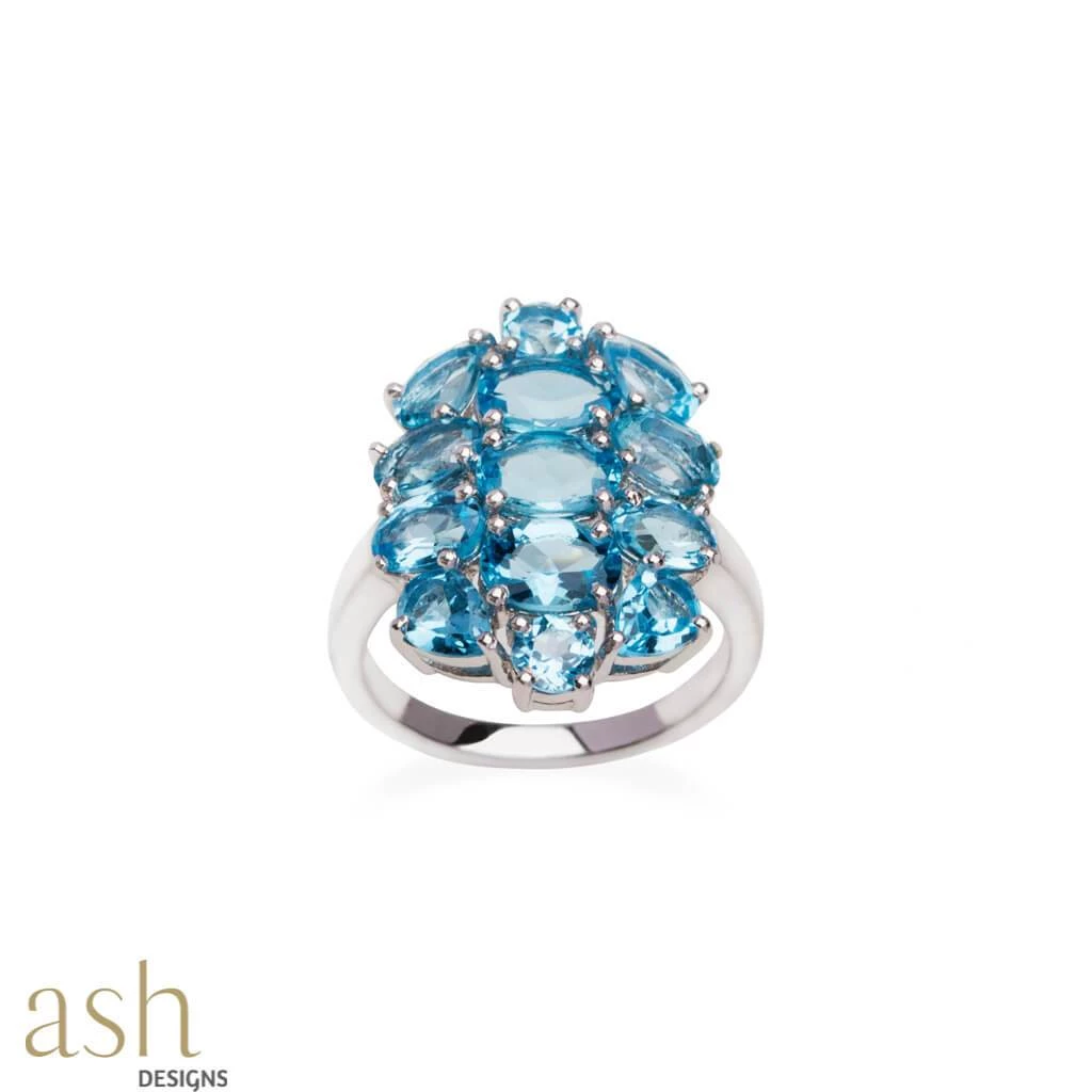 Ash Designs Mirissa Blue Topaz Gemstone Ring All Of It