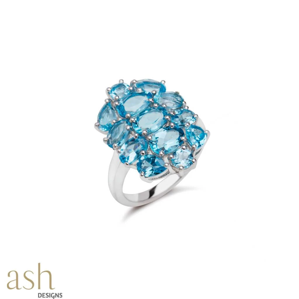Ash Designs Mirissa Blue Topaz Gemstone Ring All Of It