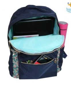 Linc Pen Duo Sequins Navy Backpack