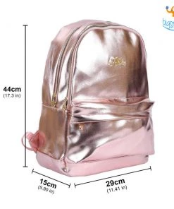 Linc Pen Metallic Pink Casual Backpack