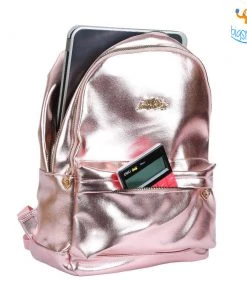 Linc Pen Metallic Pink Casual Backpack