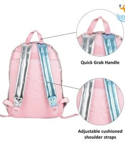 Linc Pen Metallic Pink Casual Backpack