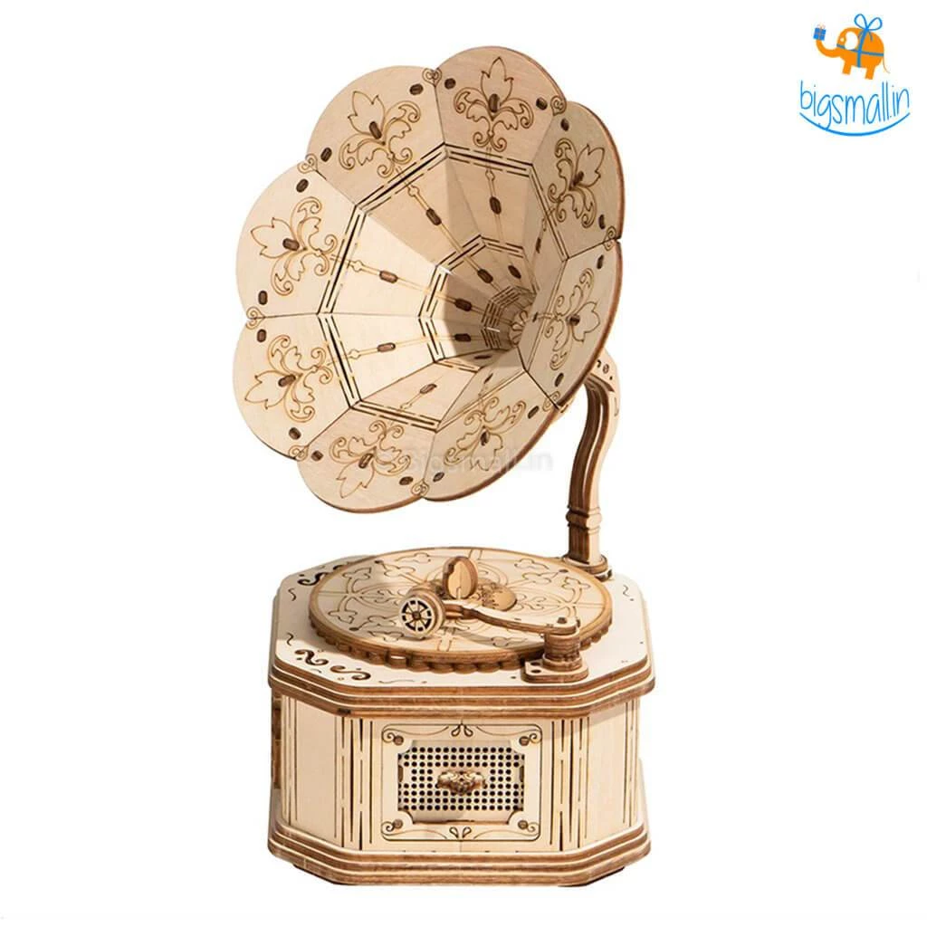 Dream Beans All Of It 3D Wooden Puzzle - Gramophone