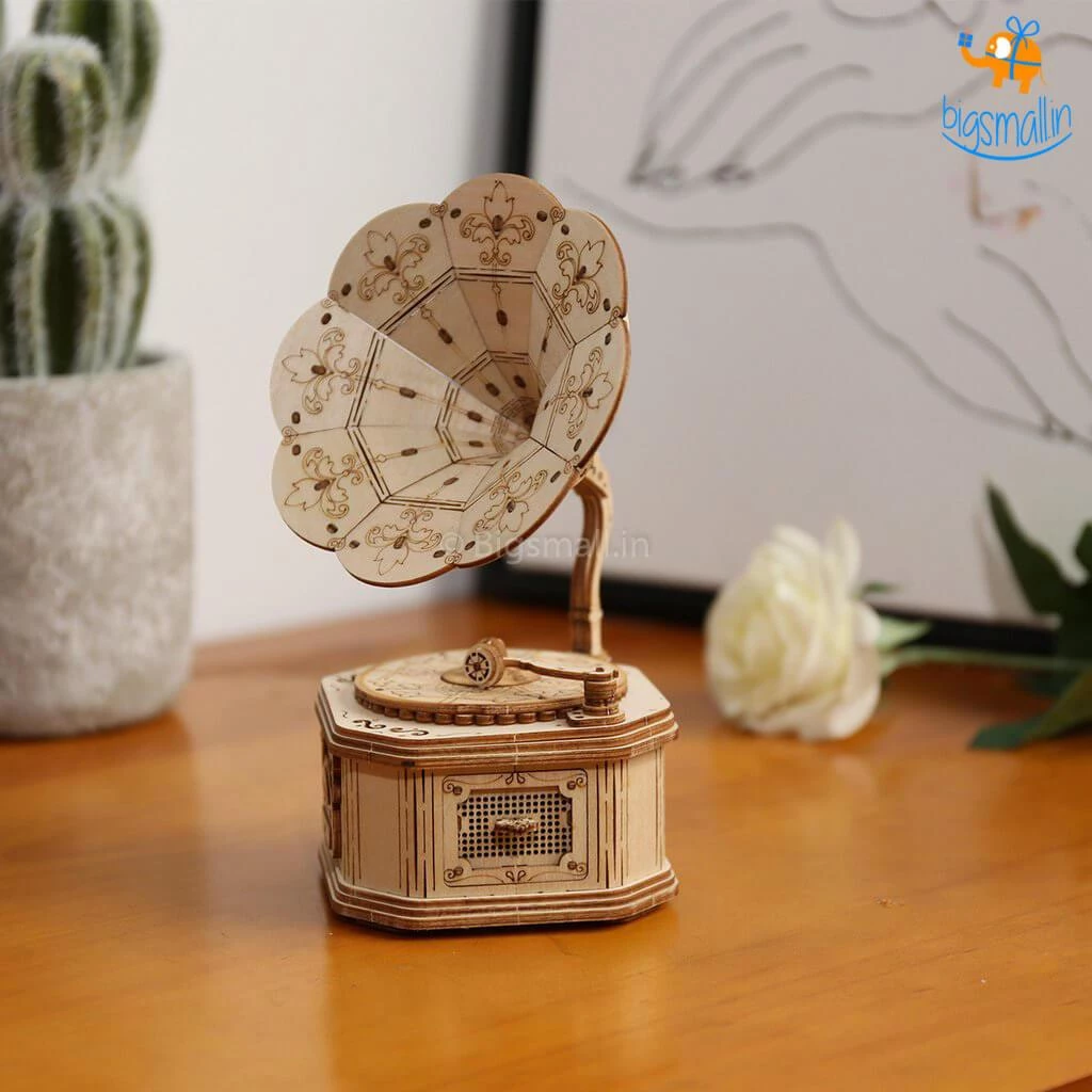 Dream Beans All Of It 3D Wooden Puzzle - Gramophone