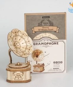 Dream Beans All Of It 3D Wooden Puzzle - Gramophone