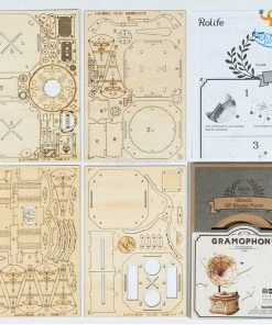 Dream Beans All Of It 3D Wooden Puzzle - Gramophone