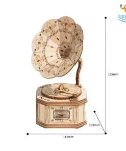 Dream Beans All Of It 3D Wooden Puzzle - Gramophone