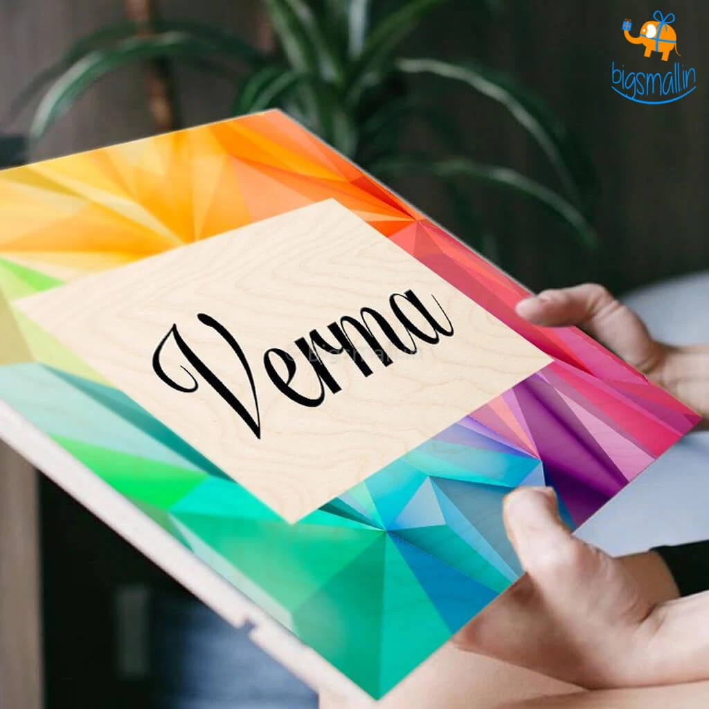 Chitra Chaya Personalized Modern Name Plate | COD Not Available