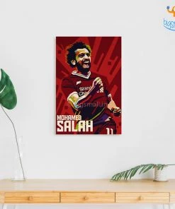 Bigsmall_cc Footballer Printed Wooden Poster