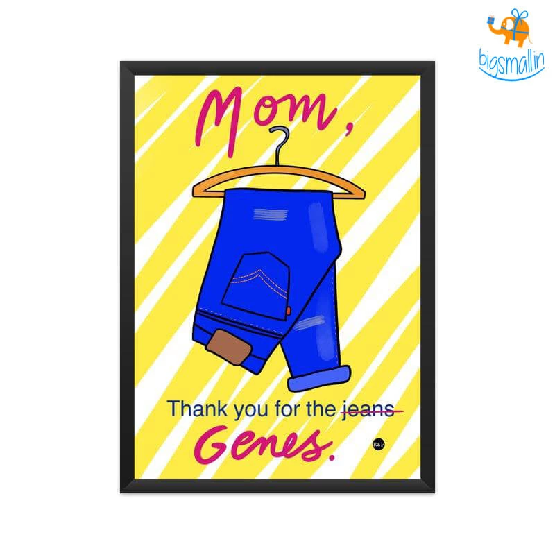 Krita & Penna Genes Print Poster With Frame All Of It