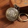 Bigsmall_hmk Vintage Mom Pocket Watch Keychain All Of It
