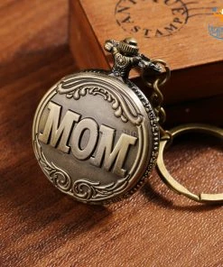 Bigsmall_hmk Vintage Mom Pocket Watch Keychain All Of It