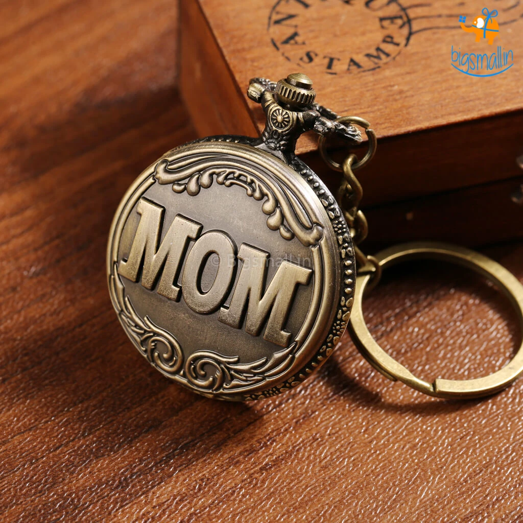 Bigsmall_hmk Vintage Mom Pocket Watch Keychain All Of It
