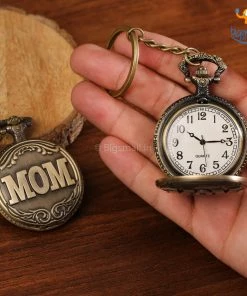 Bigsmall_hmk Vintage Mom Pocket Watch Keychain All Of It