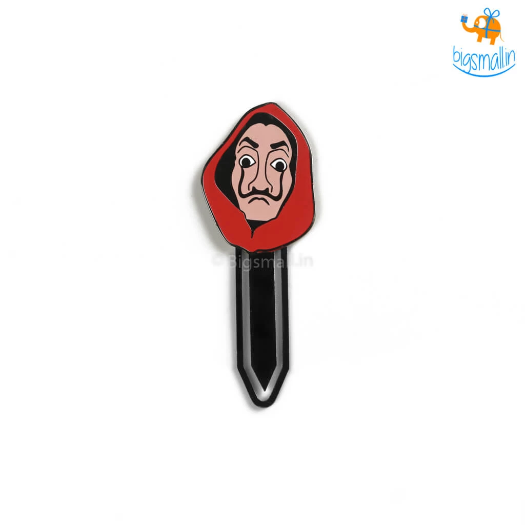 Bigsmall_piu Money Heist Metallic Bookmark Corporate