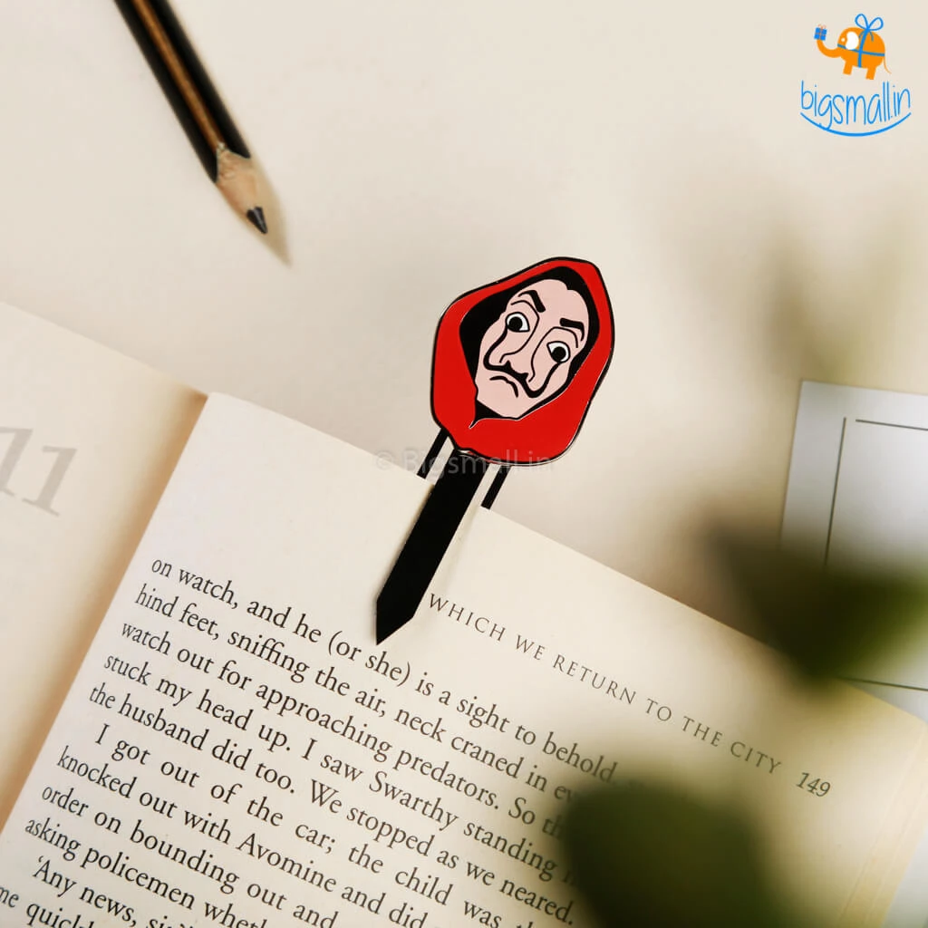 Bigsmall_piu Money Heist Metallic Bookmark Corporate