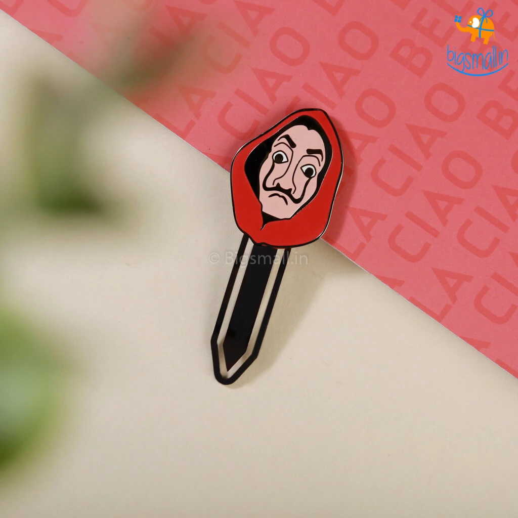 Bigsmall_piu Money Heist Metallic Bookmark Corporate