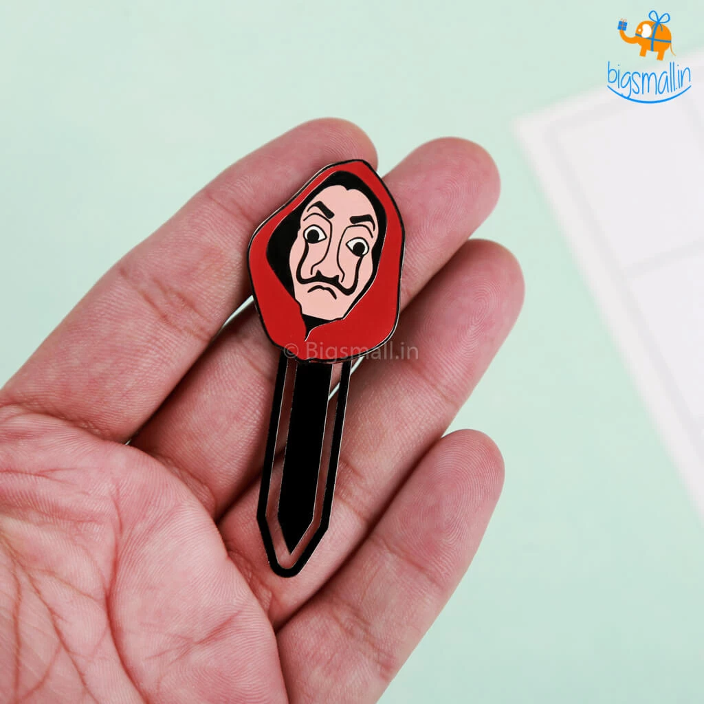Bigsmall_piu Money Heist Metallic Bookmark Corporate