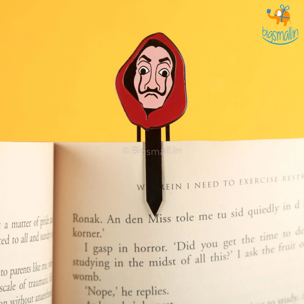 Bigsmall_piu Money Heist Metallic Bookmark Corporate