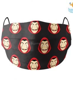 SoxyToes Money Heist Printed Cotton Mask With Filter