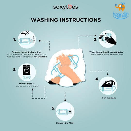 SoxyToes Father's Day Money Heist Cotton Mask With Filter