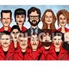 Graphicurry Money Heist Laminated Poster