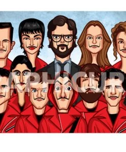 Graphicurry Money Heist Laminated Poster