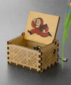 Bigsmall Money Heist Wooden Music Box