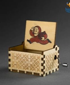 Bigsmall Money Heist Wooden Music Box