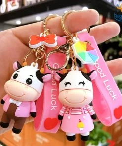 Bigsmall_hmk Mr. & Mrs. Cow Keychain All Of It