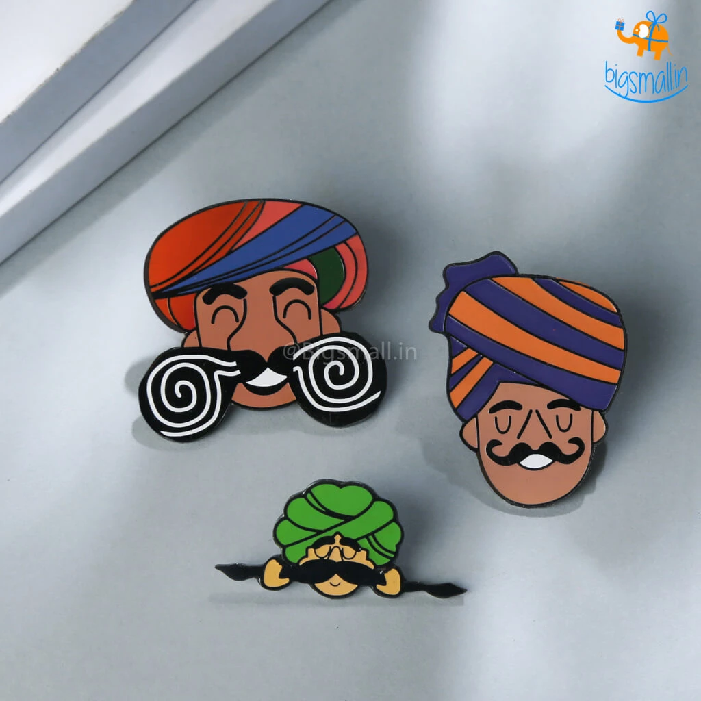 Bigsmall_piu Mooch Lapel Pin - Set Of 3