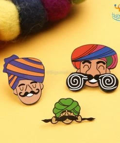 Bigsmall_piu Mooch Lapel Pin - Set Of 3