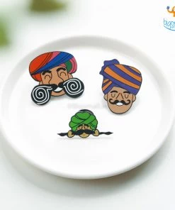 Bigsmall_piu Mooch Lapel Pin - Set Of 3