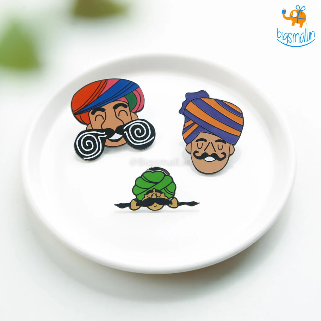 Bigsmall_piu Mooch Lapel Pin - Set Of 3