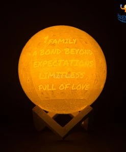 Isagon Father's Day Personalized Moon Lamp - COD Not Available
