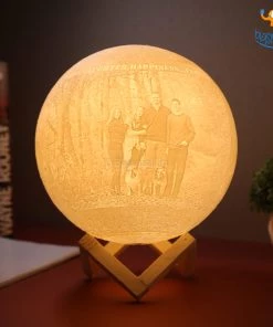 Isagon Father's Day Personalized Moon Lamp - COD Not Available