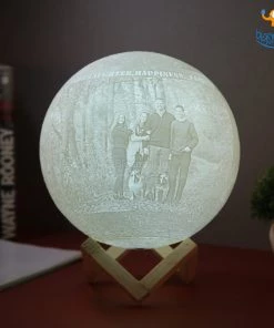 Isagon Father's Day Personalized Moon Lamp - COD Not Available