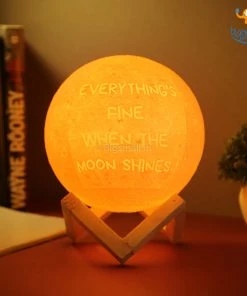 Isagon Father's Day Personalized Moon Lamp - COD Not Available