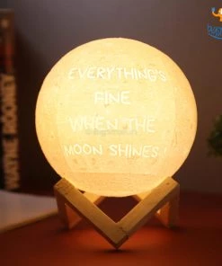 Isagon Father's Day Personalized Moon Lamp - COD Not Available