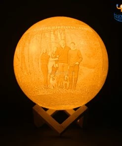 Isagon Father's Day Personalized Moon Lamp - COD Not Available