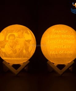 Isagon Father's Day Personalized Moon Lamp - COD Not Available