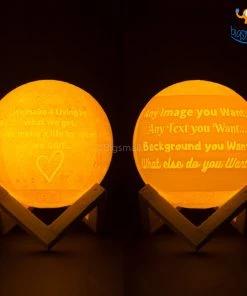 Isagon Father's Day Personalized Moon Lamp - COD Not Available